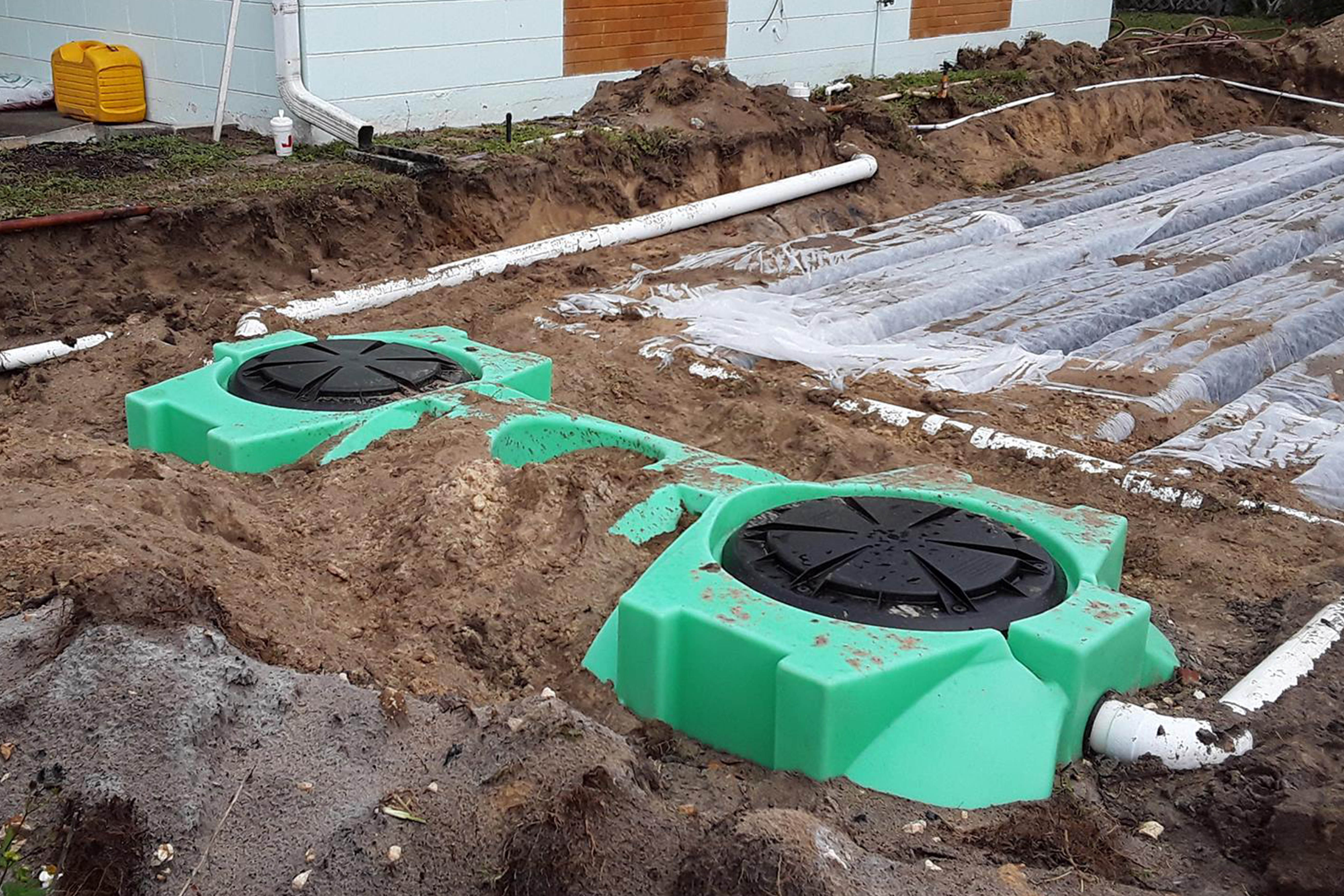Septic Tank & Drain Field Installation
